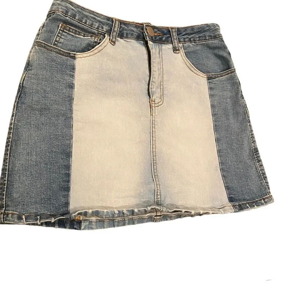 Coco & Jaimeson Denim Skirt Blue Jean Skirt Size 26